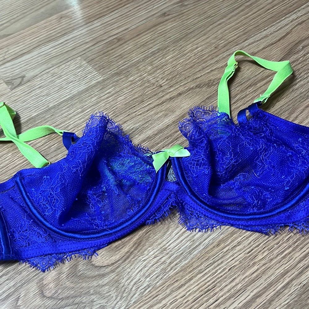 VS Bra (Royal blue/Purple and Neon Green/Yellow)